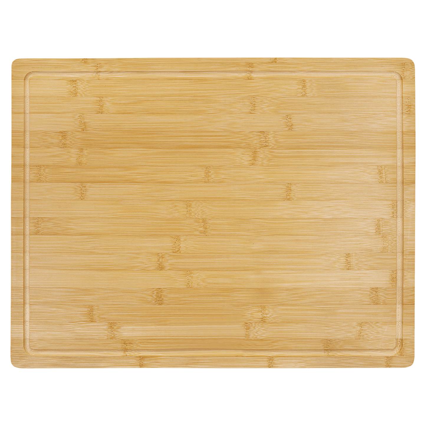 19 3/4" x 15" Bamboo Cutting Board with Drip Ring