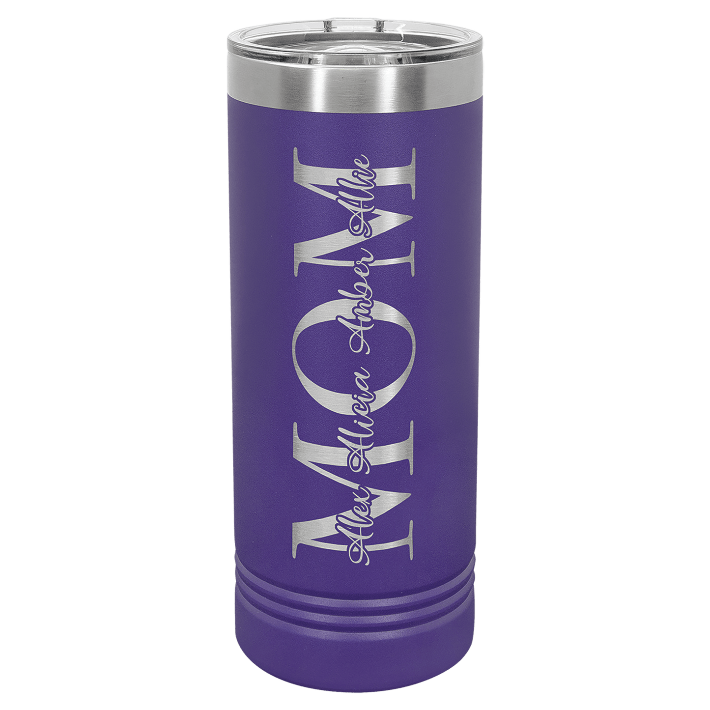 SKU: LTM7009 - Polar Camel 22 oz. Purple Skinny Tumbler with Slider Lid