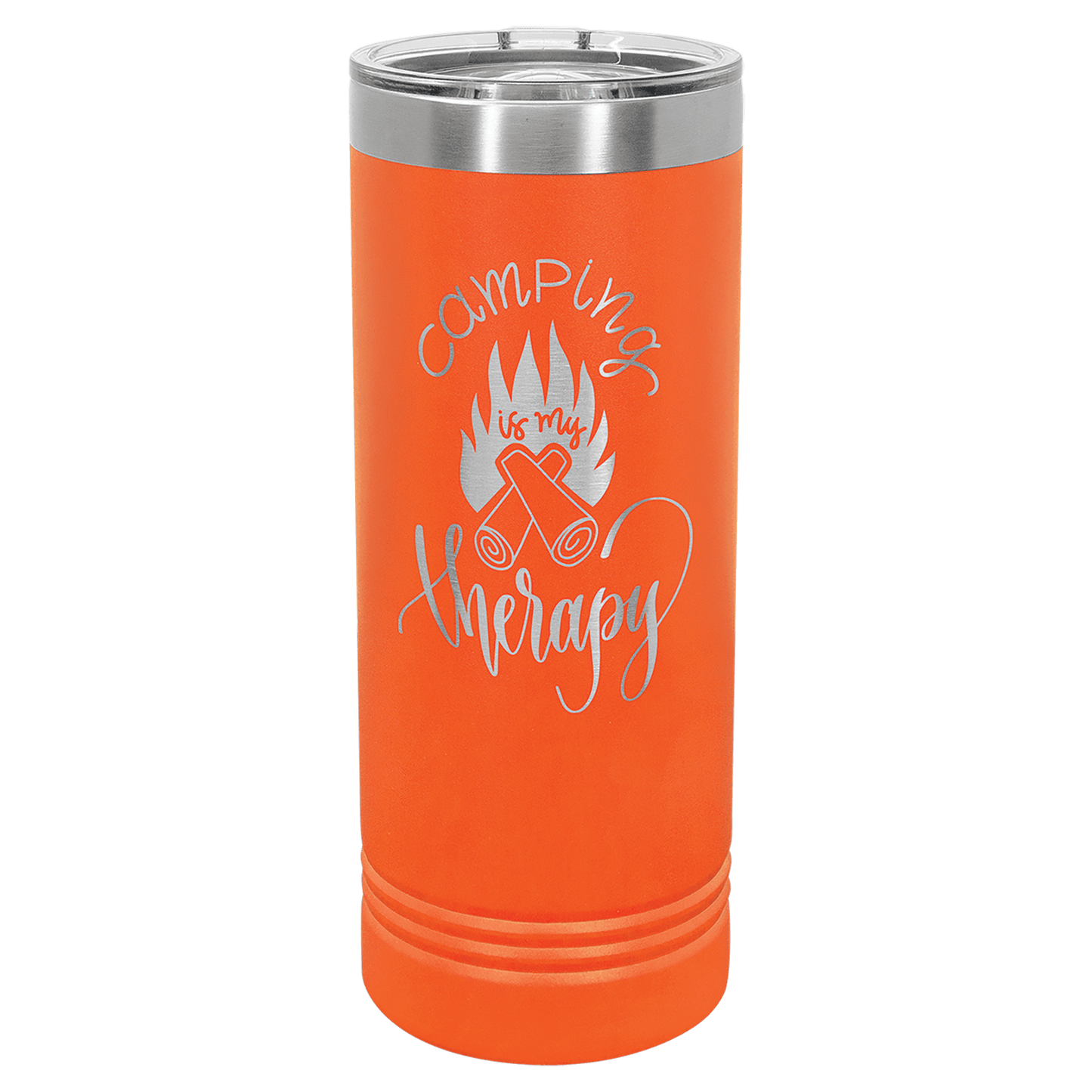 SKU: LTM7012 - Polar Camel 22 oz. Orange Skinny Tumbler with Slider Lid