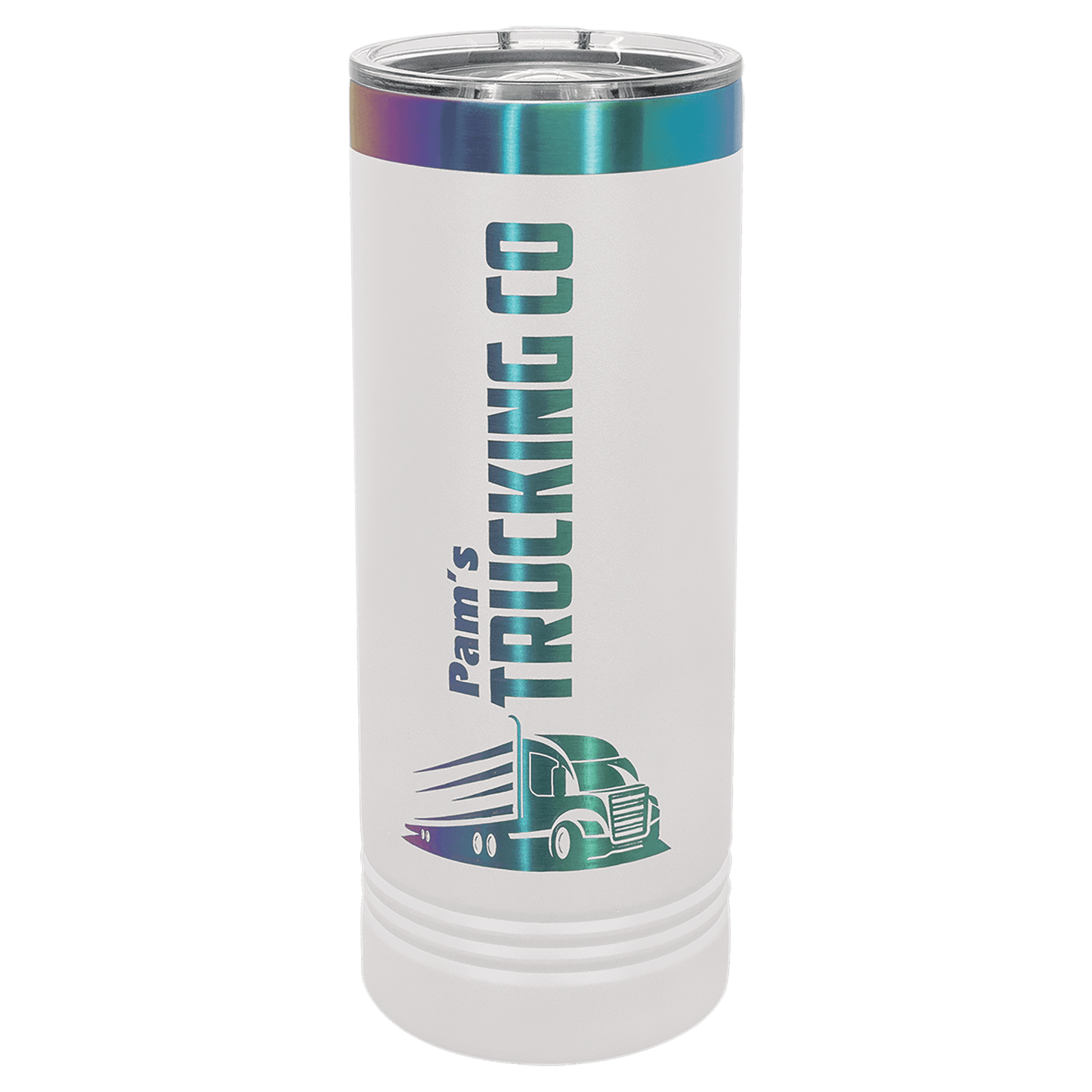 SKU: LTM7066 - Polar Camel 22 oz. White/Prism Skinny Tumbler