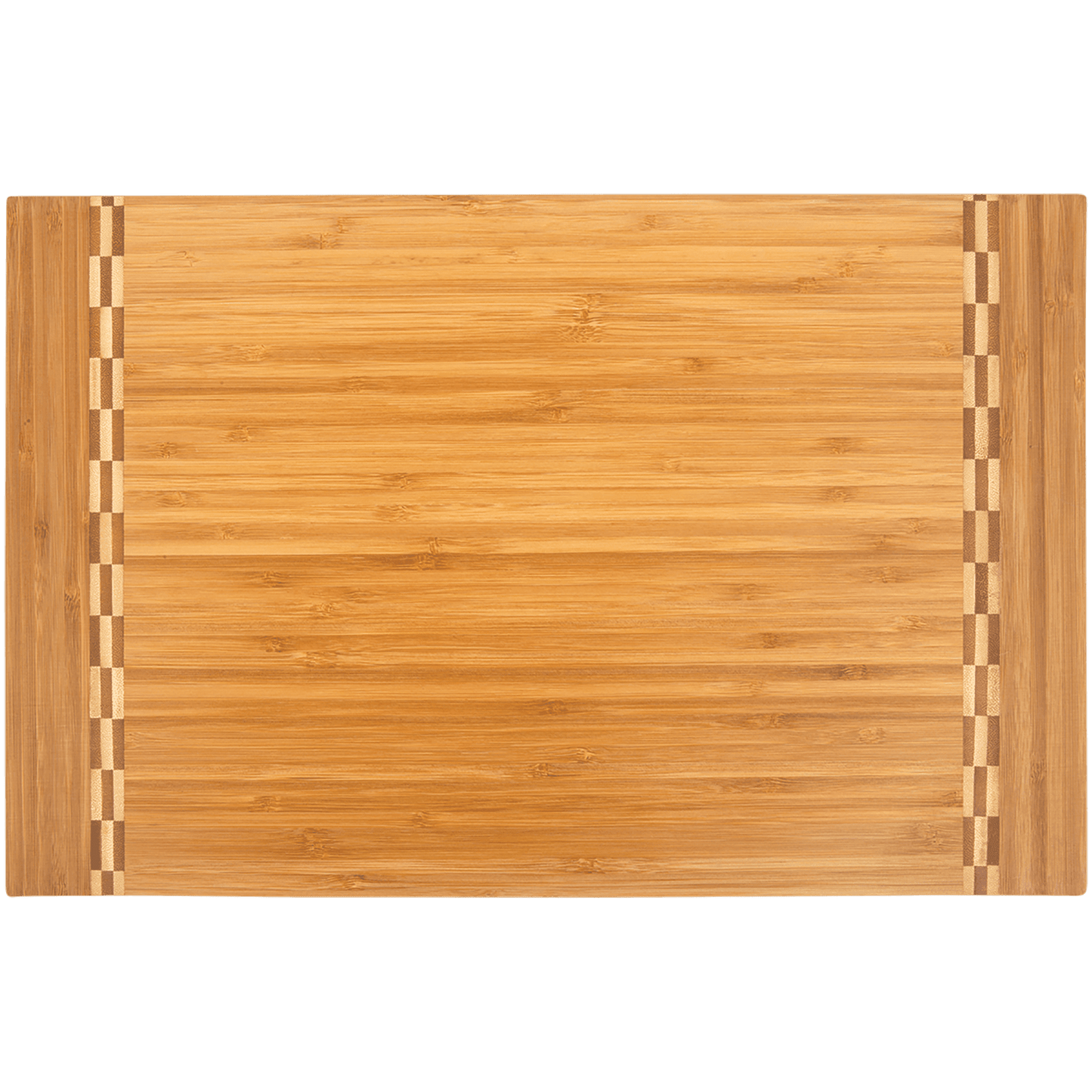 SKU: GFT472 - 18 1/4" x 12" Bamboo Cutting Board with Butcher Block Inlay