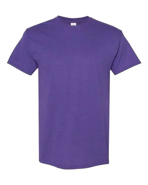 Gildan Heavy Cotton T-shirt 5000 Short Sleeve Purple