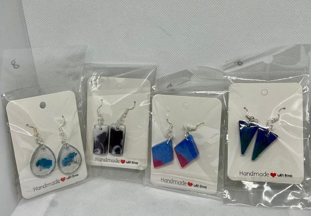 Medium Resin Earrings