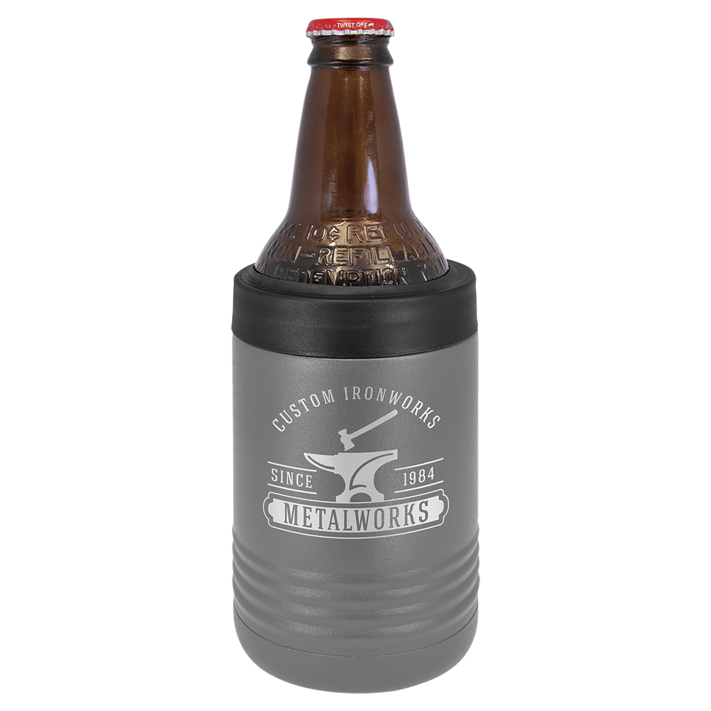 SKU: LBH30 - Polar Camel Dark Gray Stainless Steel Vacuum Insulated Beverage Holder