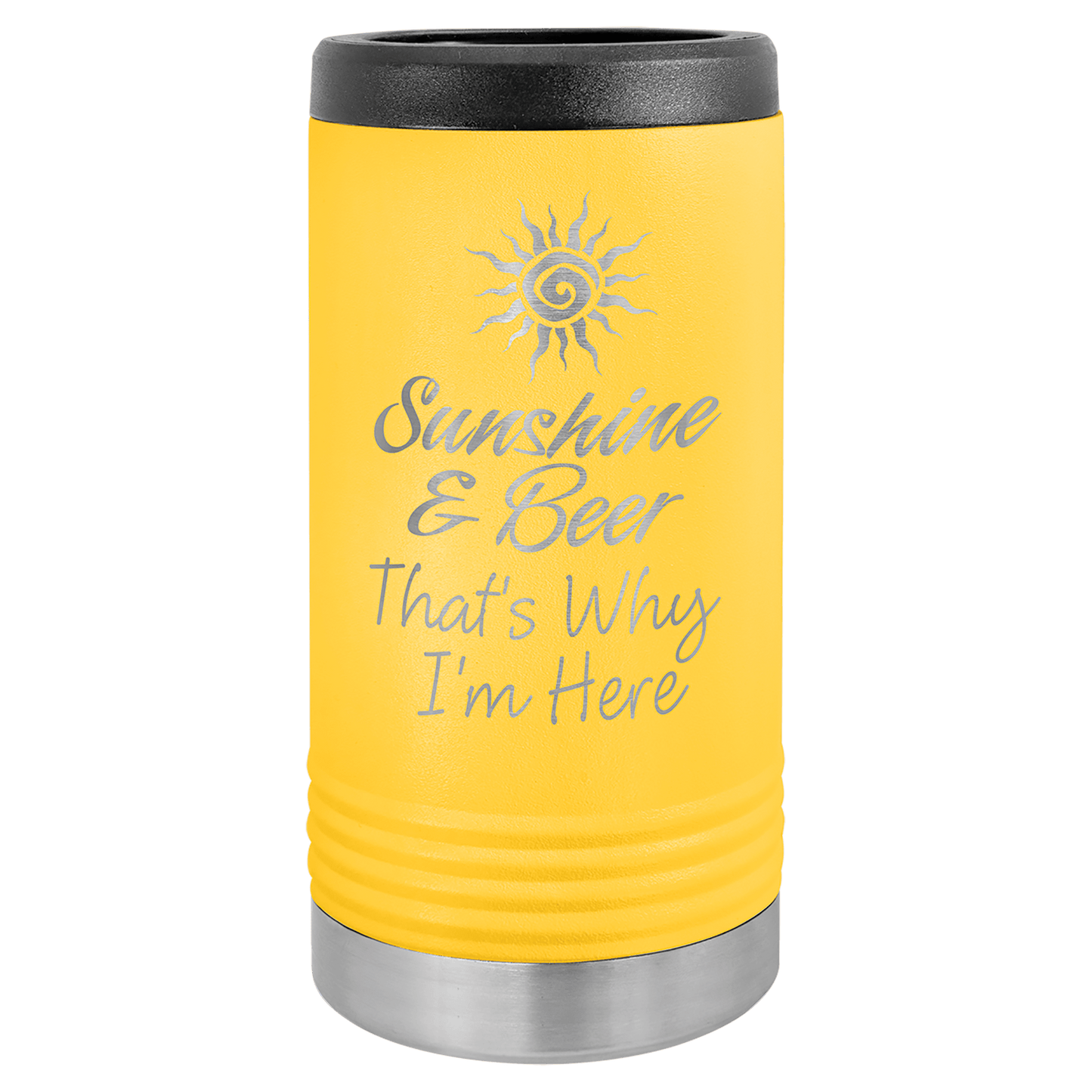 SKU: LBH66 - Polar Camel Yellow Slim Beverage Holder