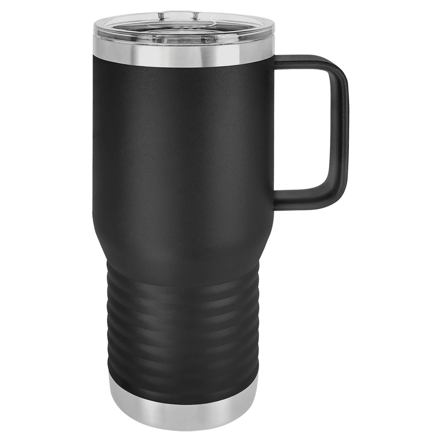 SKU: LCM202 - Polar Camel 20 oz. Black Vacuum Insulated Travel Mug with Slider Lid