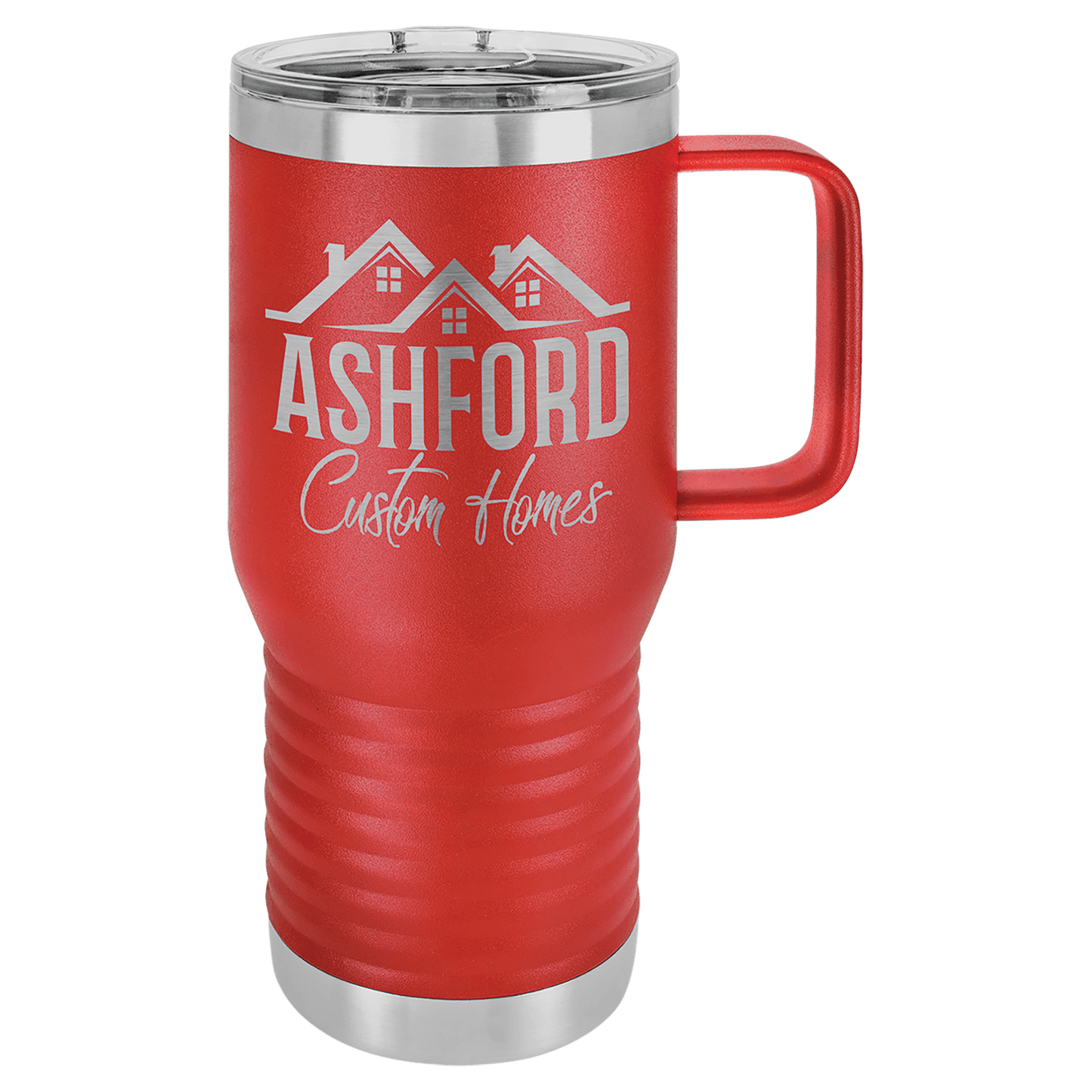 SKU: LCM203 - Polar Camel 20 oz. Red Vacuum Insulated Travel Mug with Slider Lid