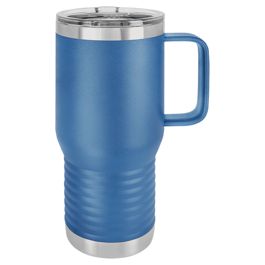 SKU: LCM204 - Polar Camel 20 oz. Royal Blue Vacuum Insulated Travel Mug with Slider Lid