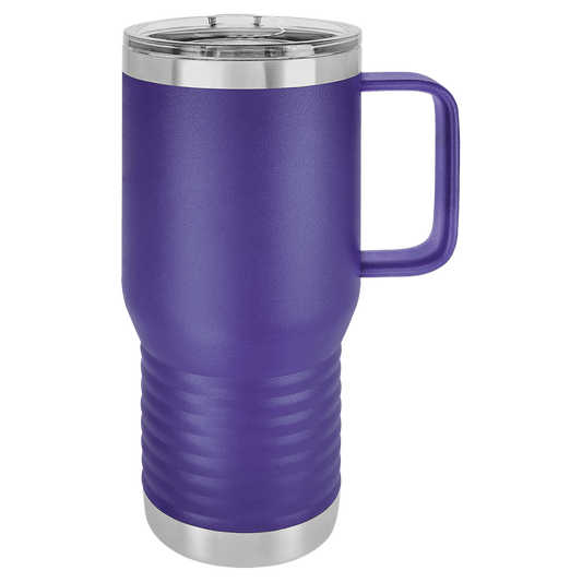 SKU: LCM209 - Polar Camel 20 oz. Purple Vacuum Insulated Travel Mug with Slider Lid