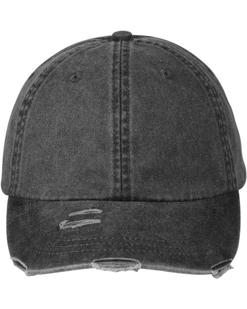 Classic Pigment Distressed Cap - LP108-BK
