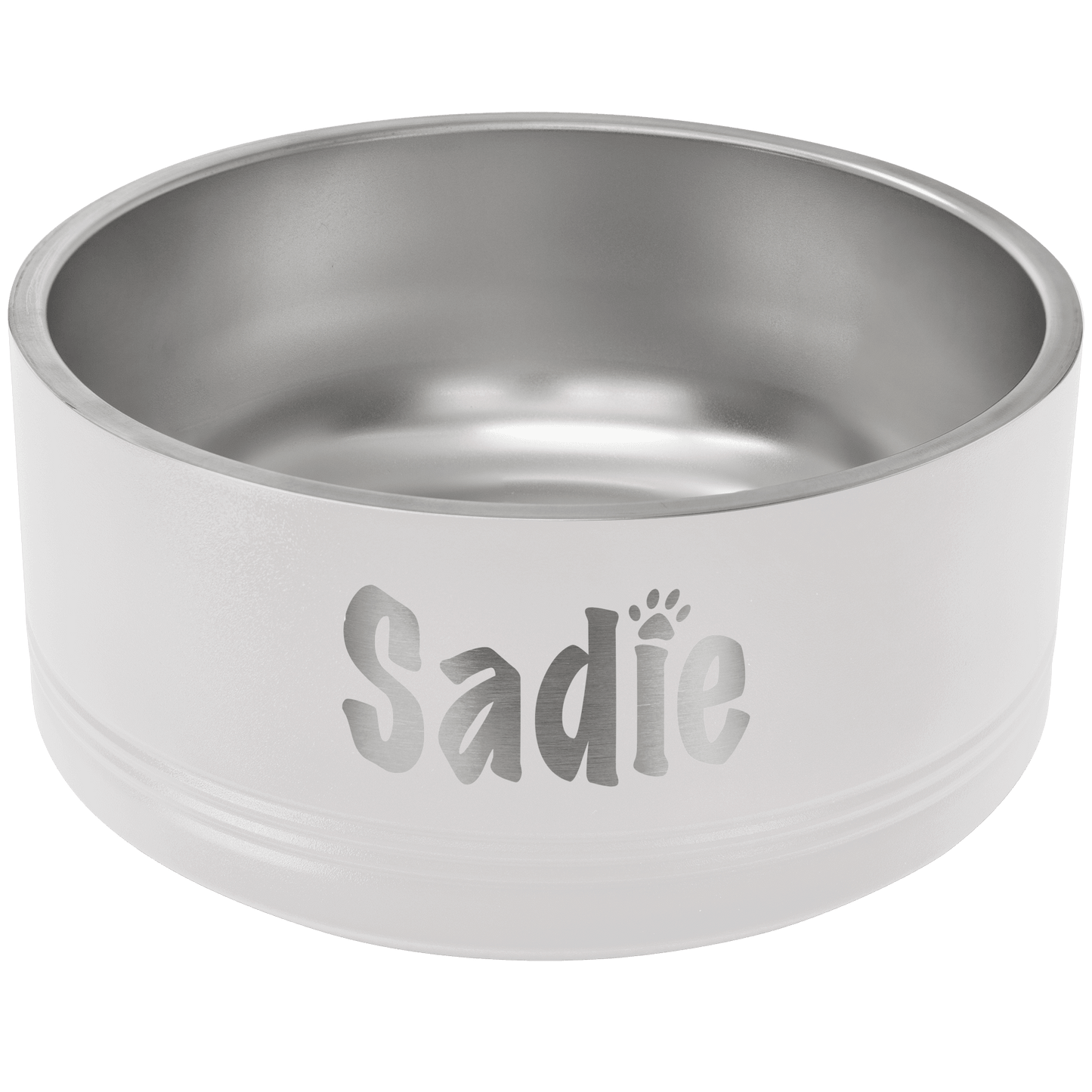 SKU: LPB046 - Polar Camel 64 oz. Large White Pet Bowl