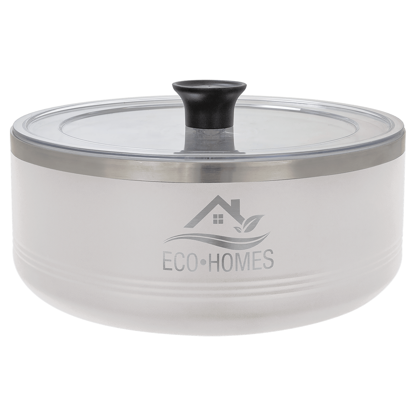 SKU: LSB302 - Polar Camel White 3 Quart Serving Bowl with Lid