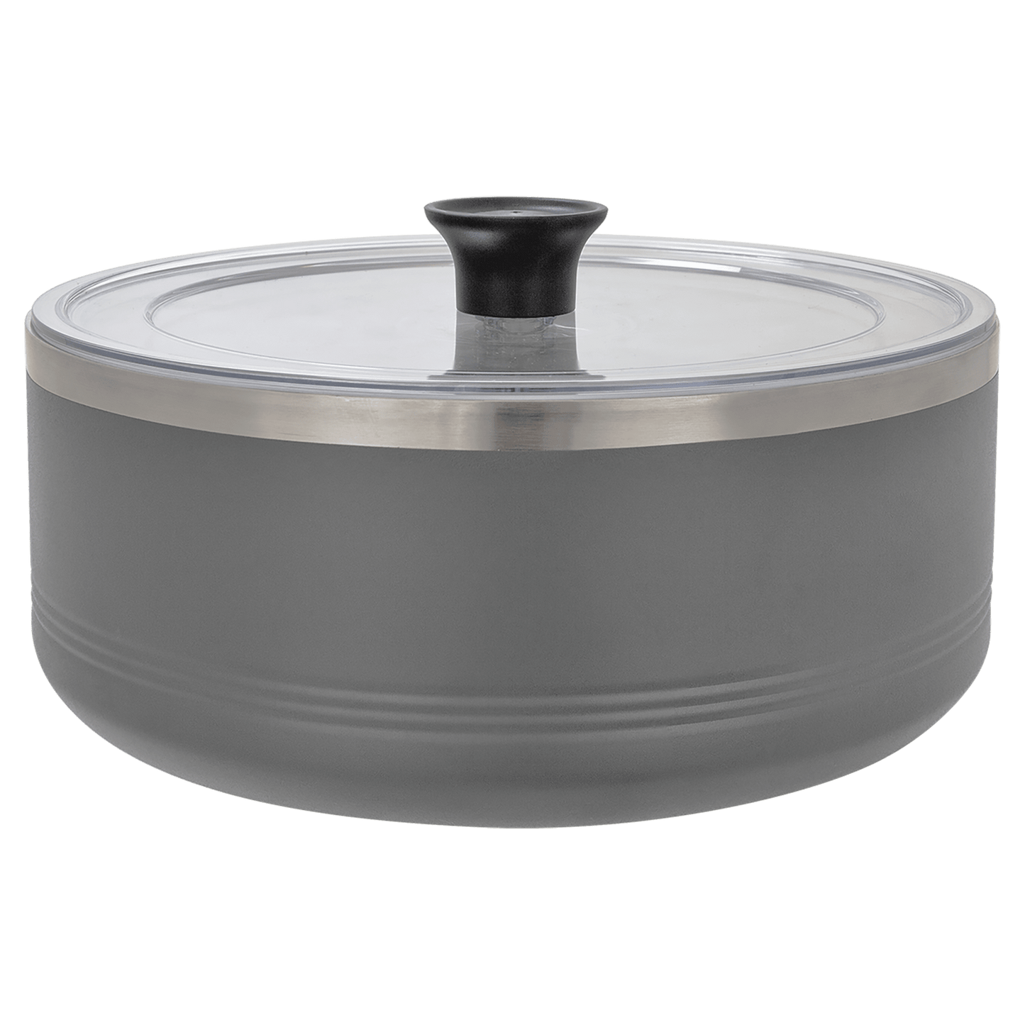 SKU: LSB303 - Polar Camel Gray 3 Quart Serving Bowl with Lid
