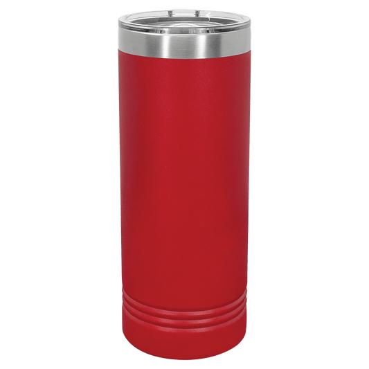 SKU: LTM7003 - Polar Camel 22 oz. Red Skinny Tumbler with Slider Lid