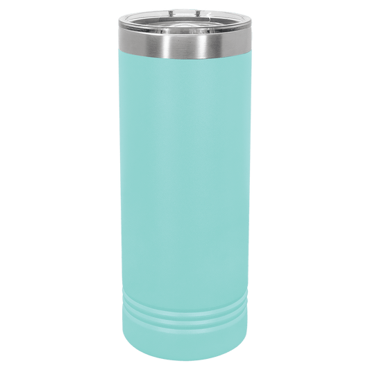 SKU: LTM7006 - Polar Camel 22 oz. Teal Skinny Tumbler with Slider Lid