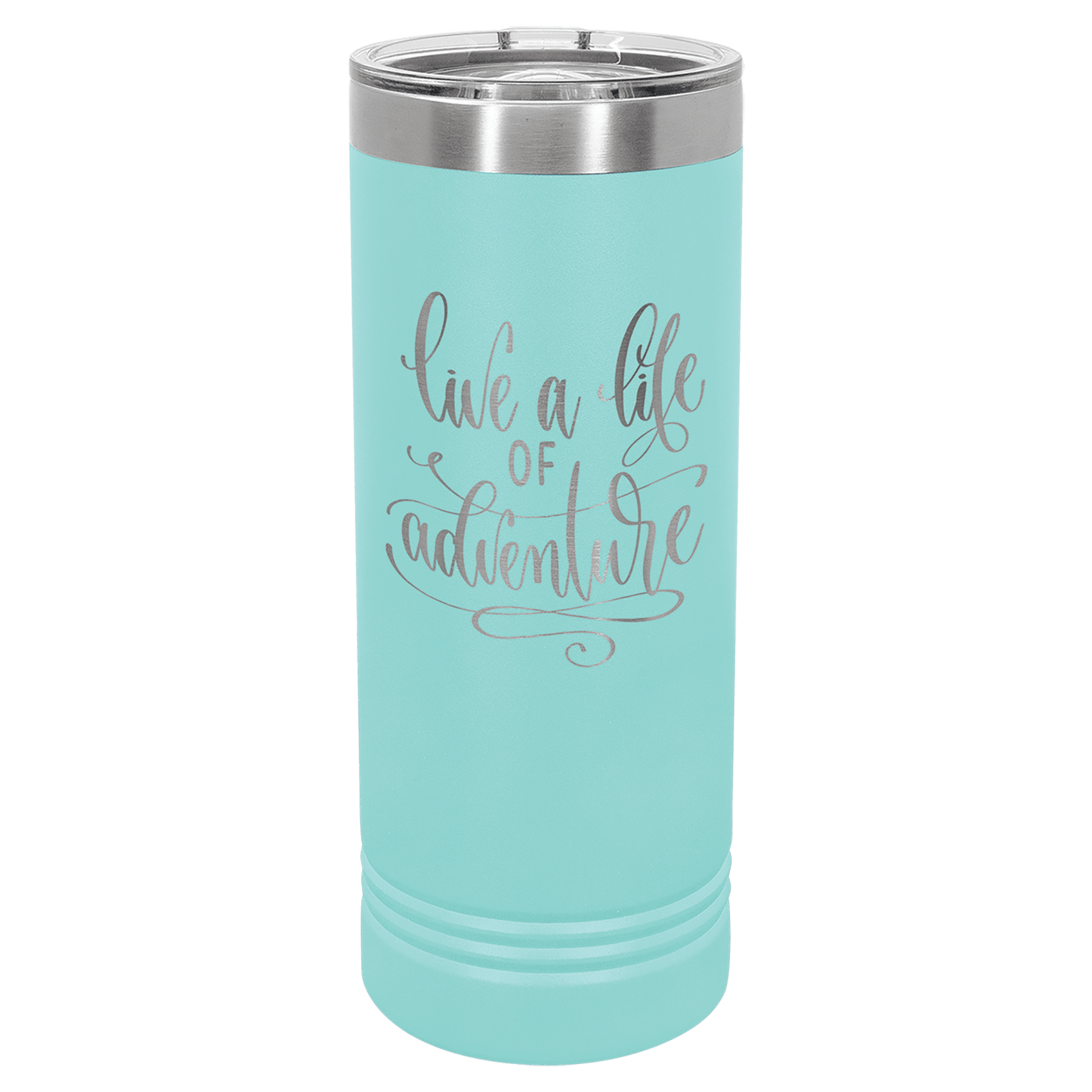 SKU: LTM7006 - Polar Camel 22 oz. Teal Skinny Tumbler with Slider Lid