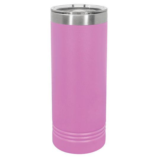 SKU: LTM7008 - Polar Camel 22 oz. Light Purple Skinny Tumbler with Slider Lid
