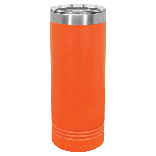 SKU: LTM7012 - Polar Camel 22 oz. Orange Skinny Tumbler with Slider Lid