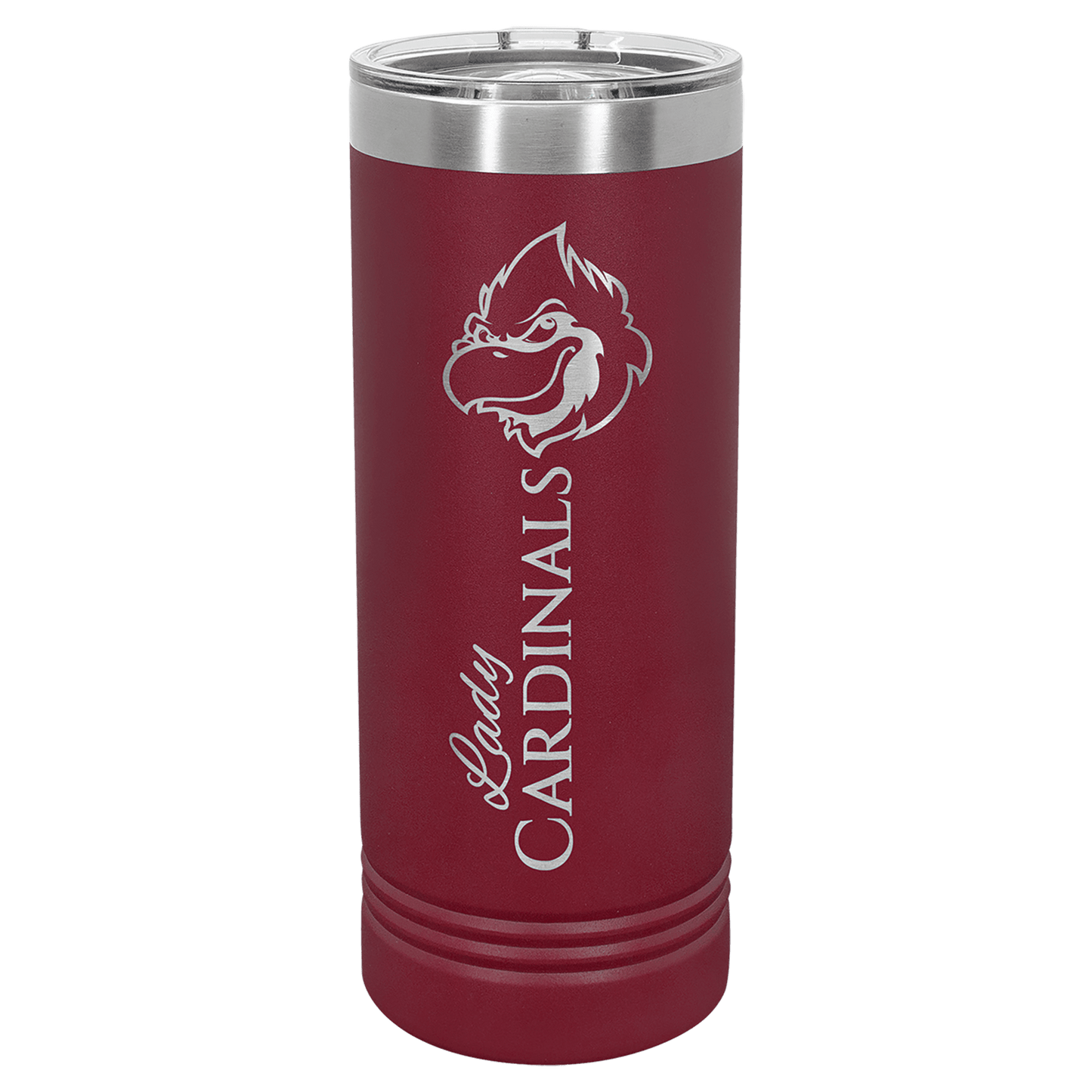 SKU: LTM7013 - Polar Camel 22 oz. Maroon Skinny Tumbler with Slider Lid