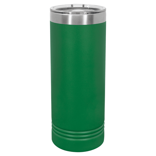 SKU: LTM7015 - Polar Camel 22 oz. Green Skinny Tumbler with Slider Lid