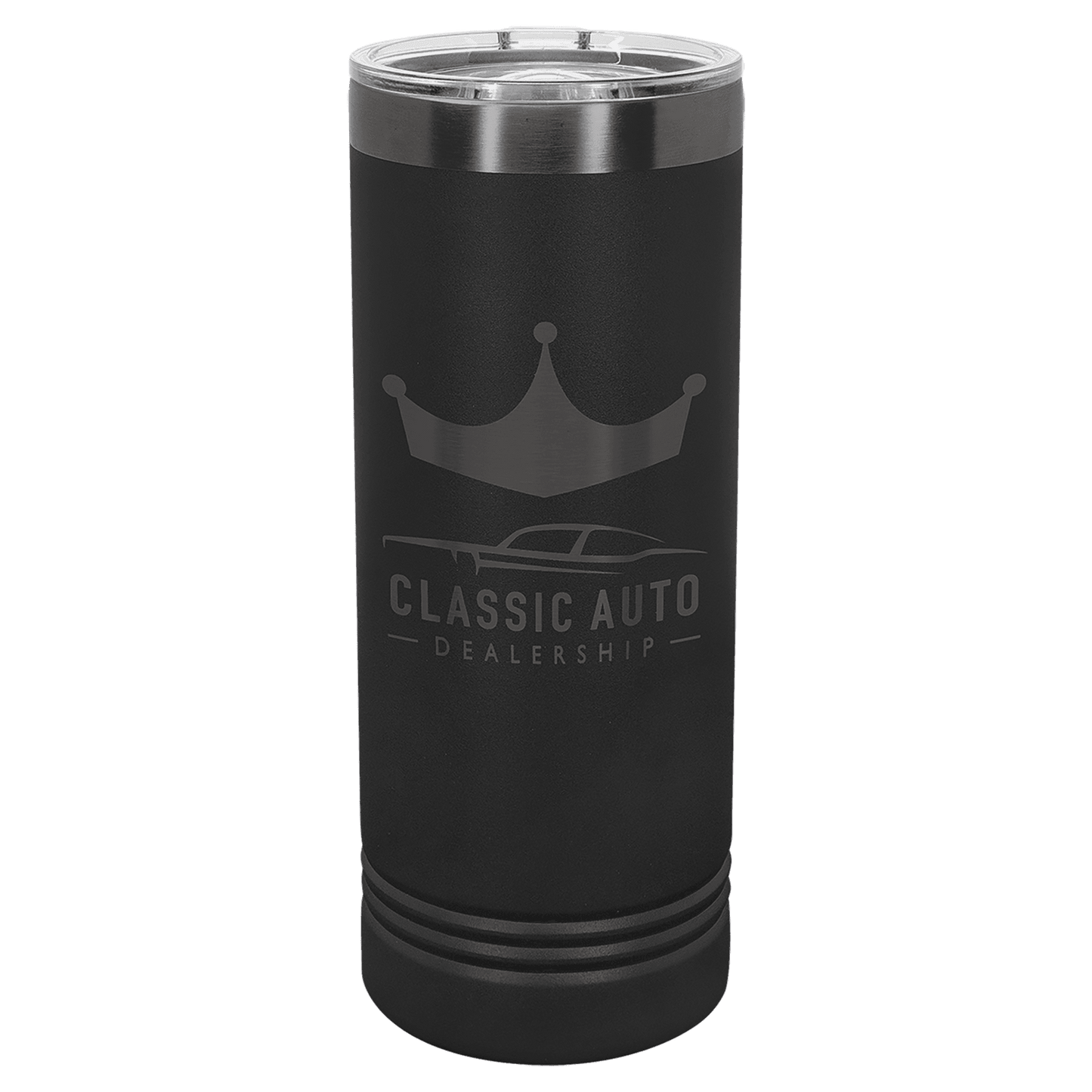 SKU: LTM7030 - Polar Camel 22 oz. Black/Ghost Black Skinny Tumbler