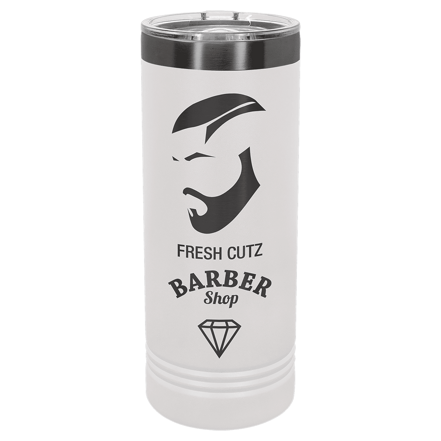 SKU: LTM7031 - Polar Camel 22 oz. White/Ghost Black Skinny Tumbler
