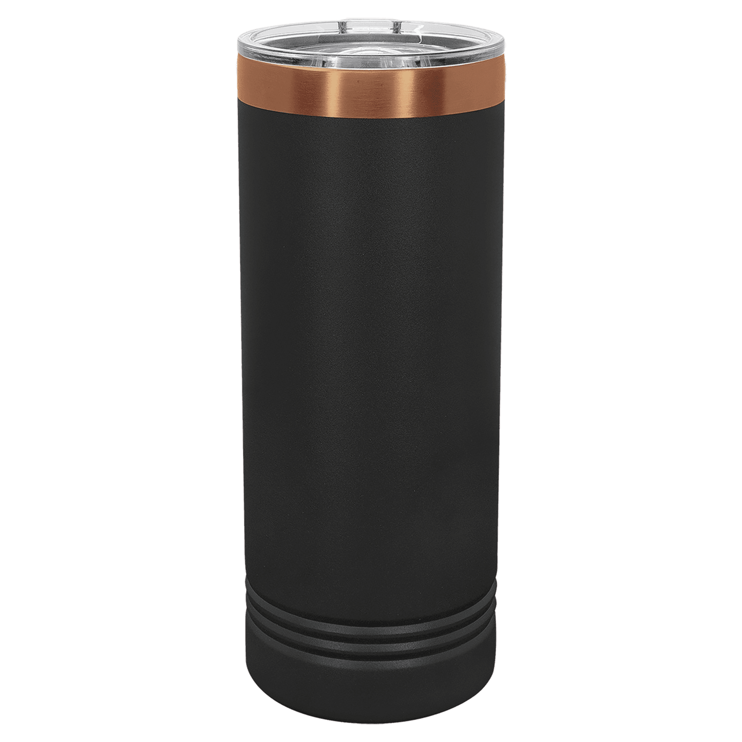 SKU: LTM7050 - Polar Camel 22 oz. Black/Rose Gold Skinny Tumbler