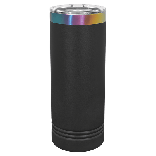 SKU: LTM7065 - Polar Camel 22 oz. Black/Prism Skinny Tumbler