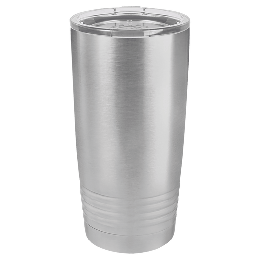 Polar Camel 20 oz. Stainless Steel Vacuum Insulated Ringneck Tumbler with Clear Lid