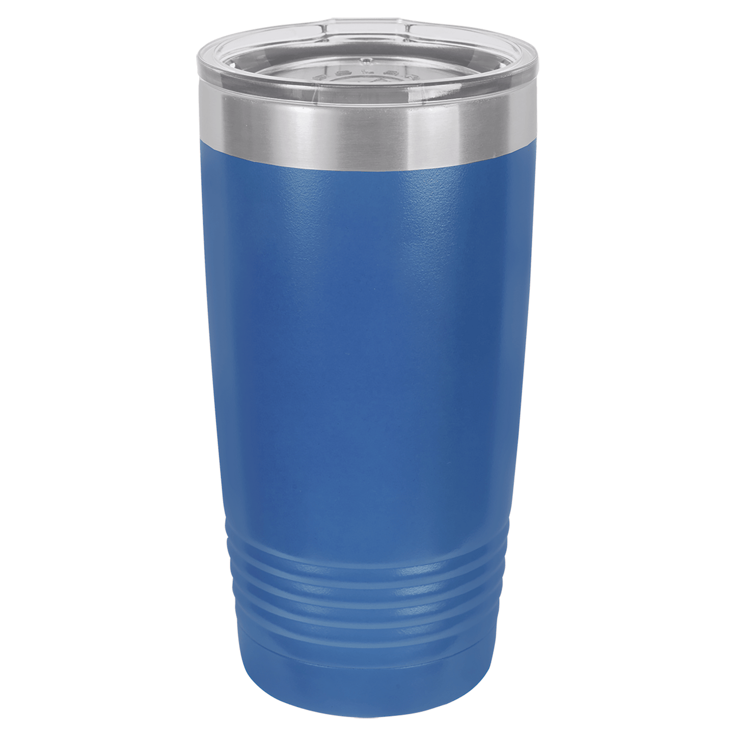 Polar Camel 20 oz. Royal Blue Vacuum Insulated Ringneck Tumbler with Clear Lid