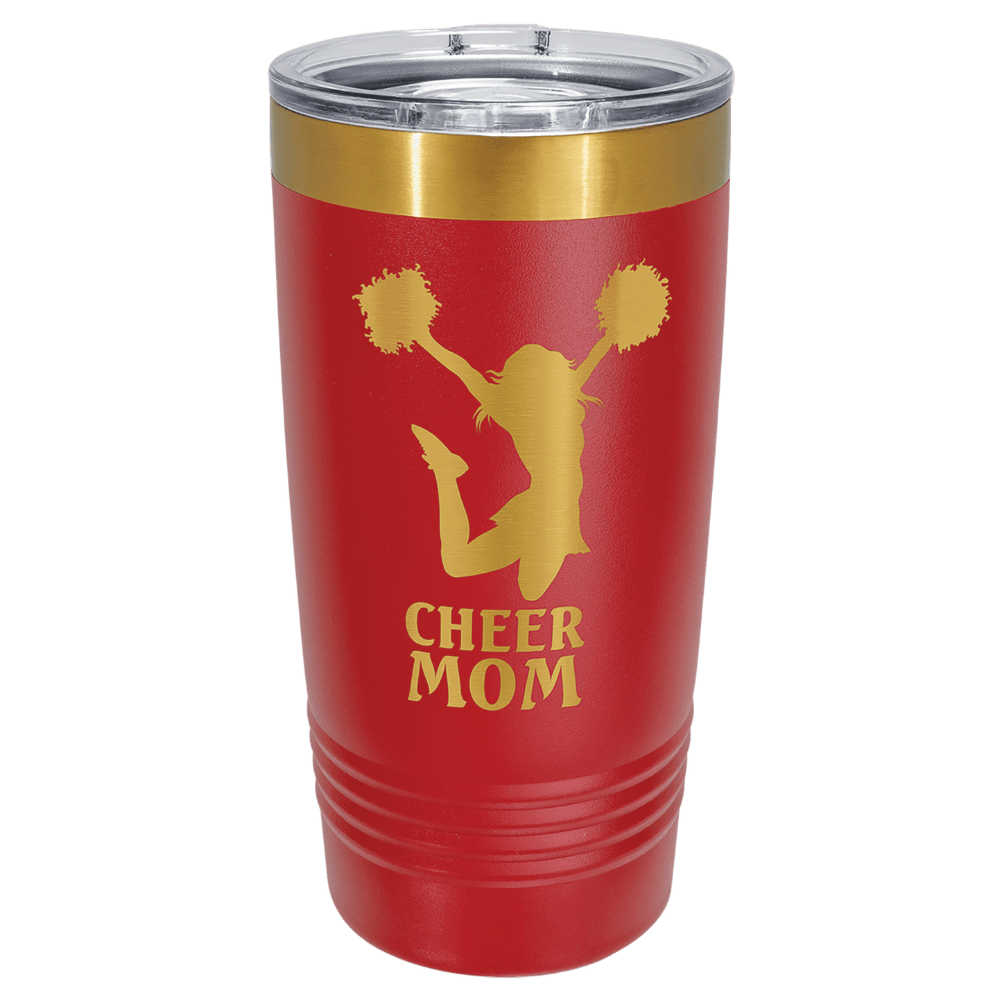 SKU: LTM7231 - Polar Camel 20 oz. Red/Bright Gold ION-Plated Ringneck Tumbler with Slider Lid