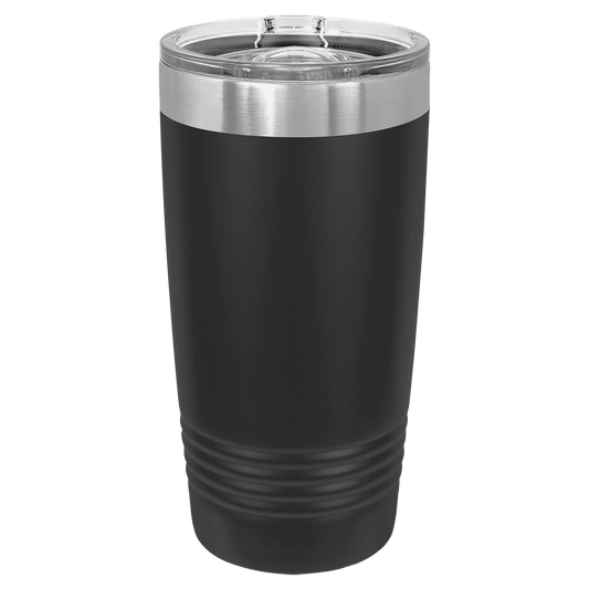 SKU: LTM7266 - Polar Camel 20 oz. Black Ringneck Tumbler with Slider Lid