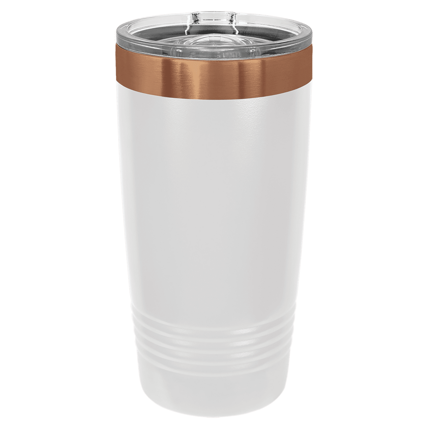 SKU: LTM7291 - Polar Camel 20 oz. White/Rose Gold Ringneck Tumbler