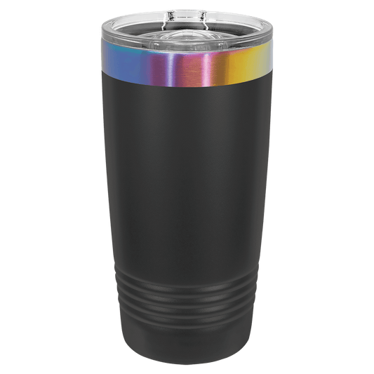SKU: LTM7295 - Polar Camel 20 oz. Black/Prism Ringneck Tumbler