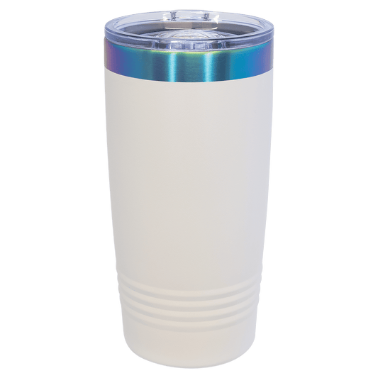 SKU: LTM7296 - Polar Camel 20 oz. White/Prism Ringneck Tumbler