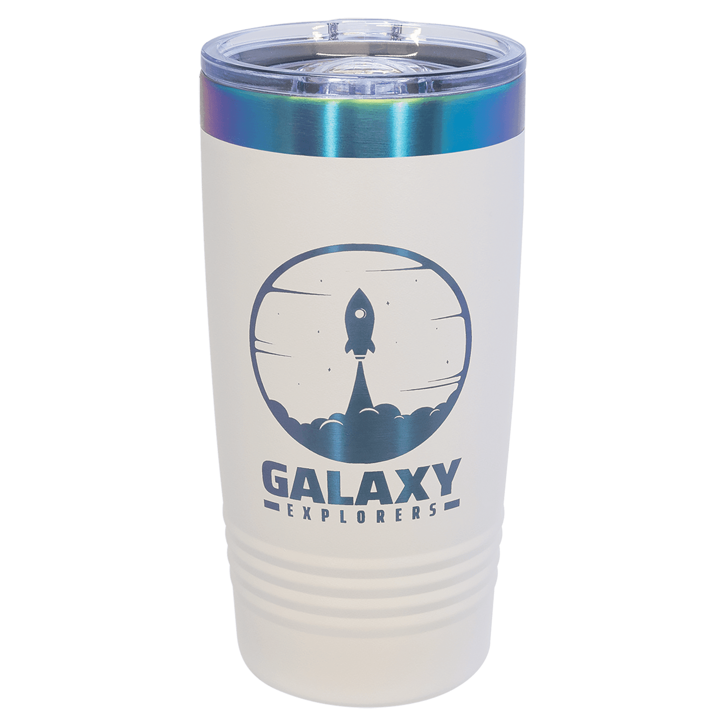 SKU: LTM7296 - Polar Camel 20 oz. White/Prism Ringneck Tumbler
