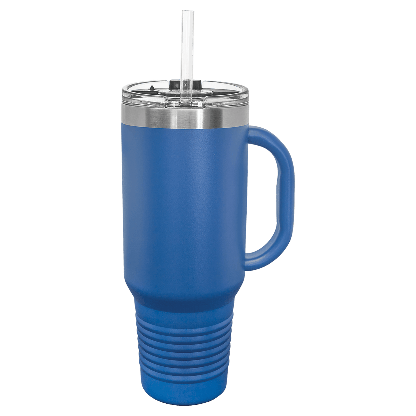 SKU: LTM7403 - Polar Camel 40 oz. Royal Blue Travel Mug with Snap Lid & Straw