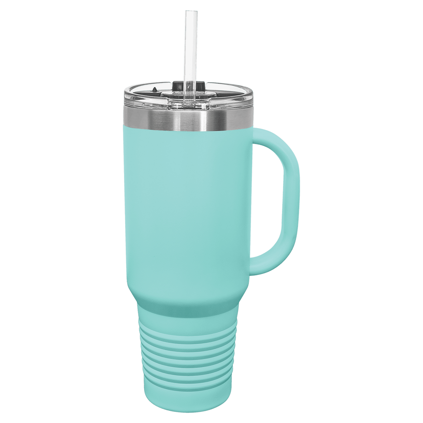 SKU: LTM7404 - Polar Camel 40 oz. Teal Travel Mug with Snap Lid & Straw