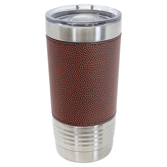 SKU: LTM833 - Polar Camel 20 oz. Football Tumbler with Slider Lid