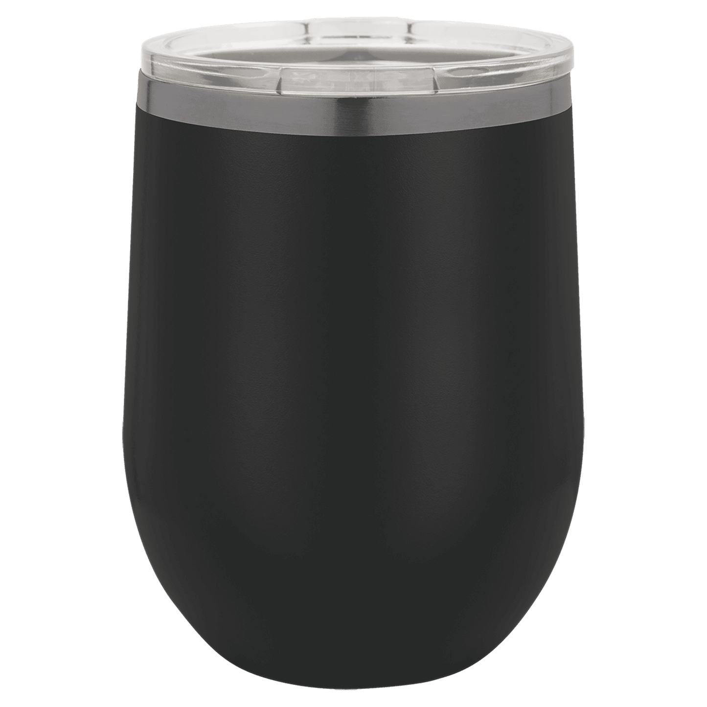 SKU: LTM870 - Polar Camel 12 oz. Black/Ghost Black Stemless Wine Tumbler