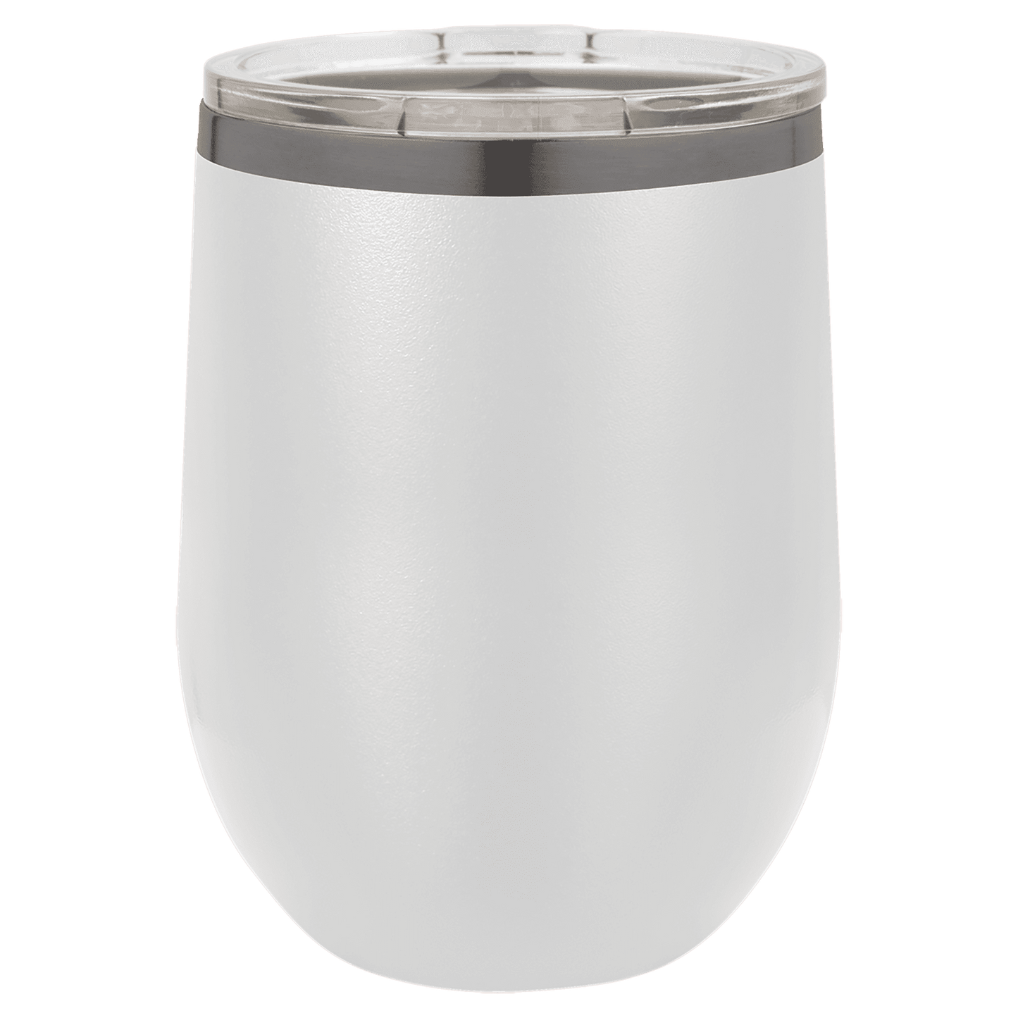 SKU: LTM871 - Polar Camel 12 oz. White/Ghost Black Stemless Wine Tumbler